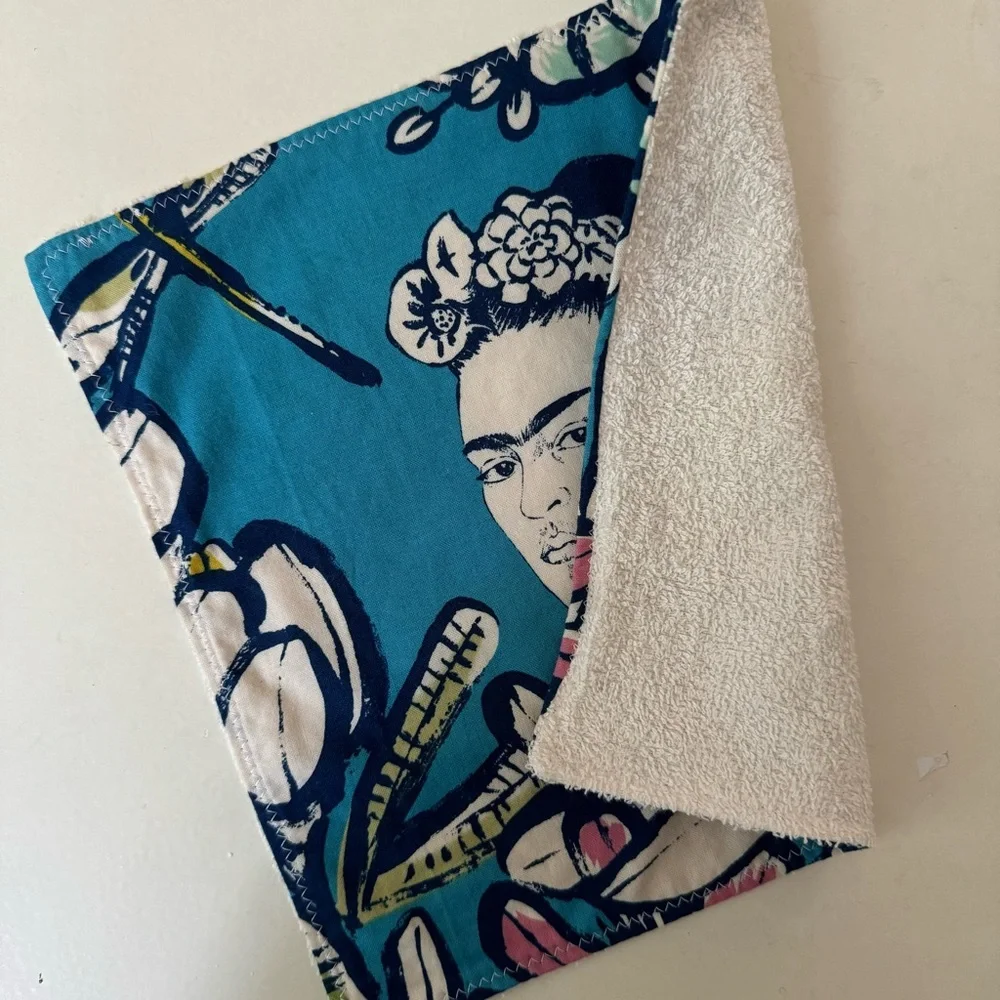 Frida Kahlo Handmade Wash Cloth